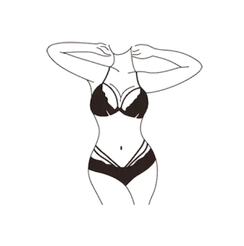 spreek vrij lingerie silhouette