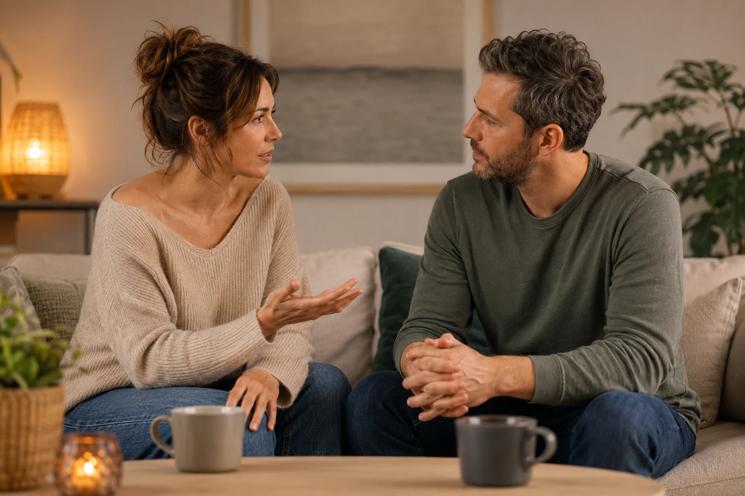 Verschil in verlangen binnen je relatie Koppel dat praat over verschillen in seksueel verlangen
